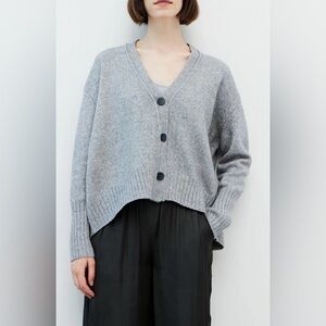 Calvin Klein Boxy Chunky Cardigan Sweater - Size Large